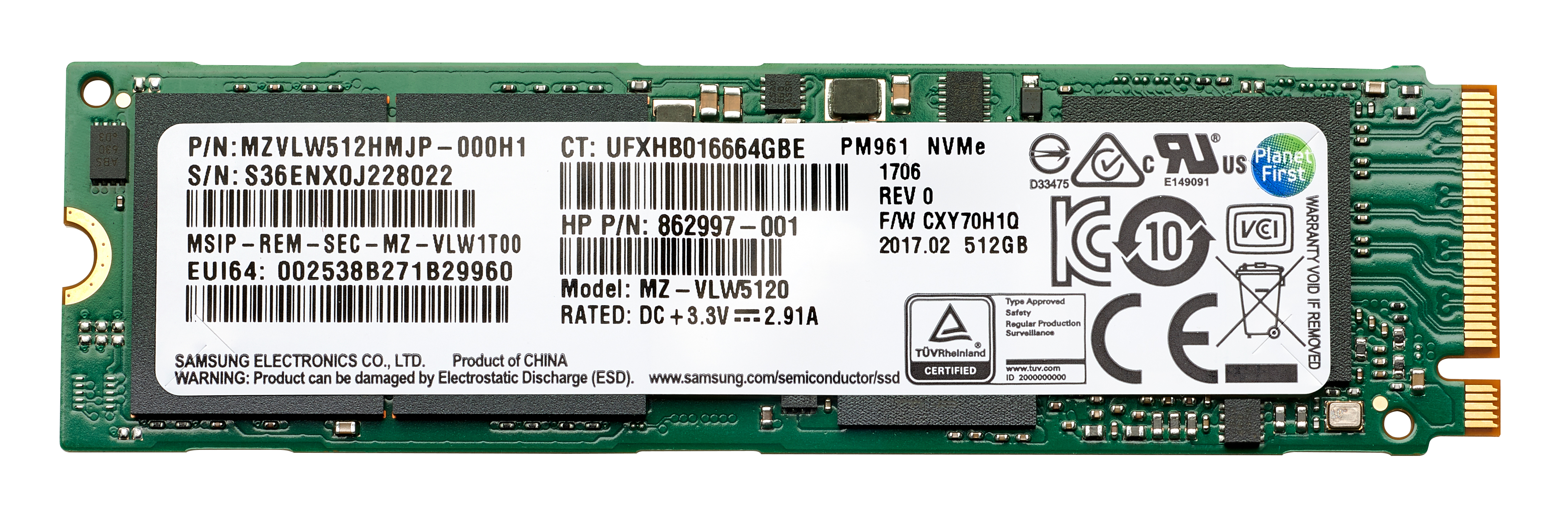 1TB PCIE NVME TLC SSD .