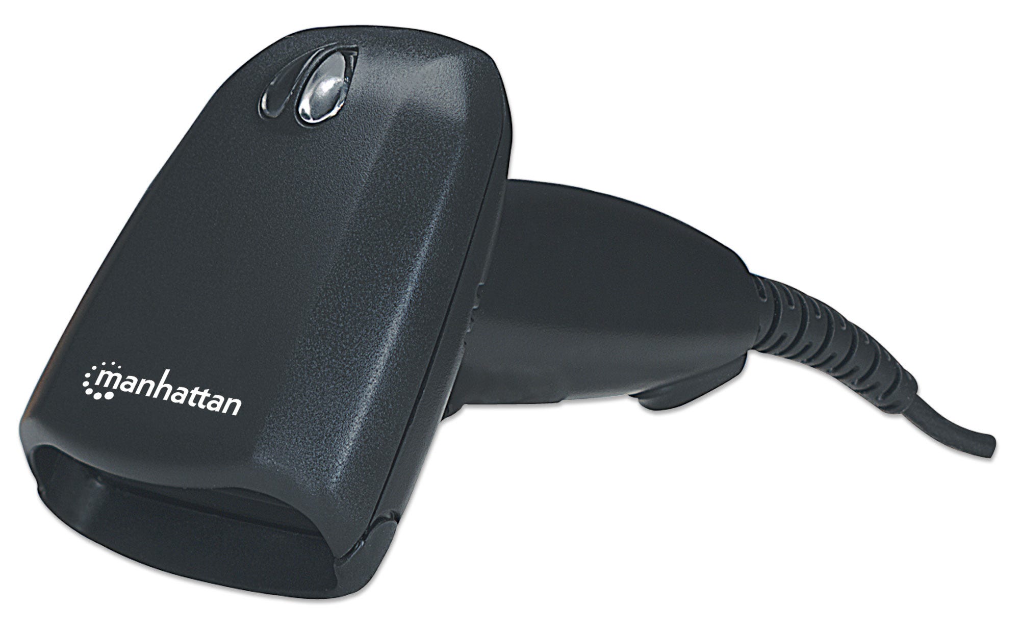 MANHATTAN Long Range CCD Barcode Scanner USB 200 mm Scanreichweite Lichtquelle LED