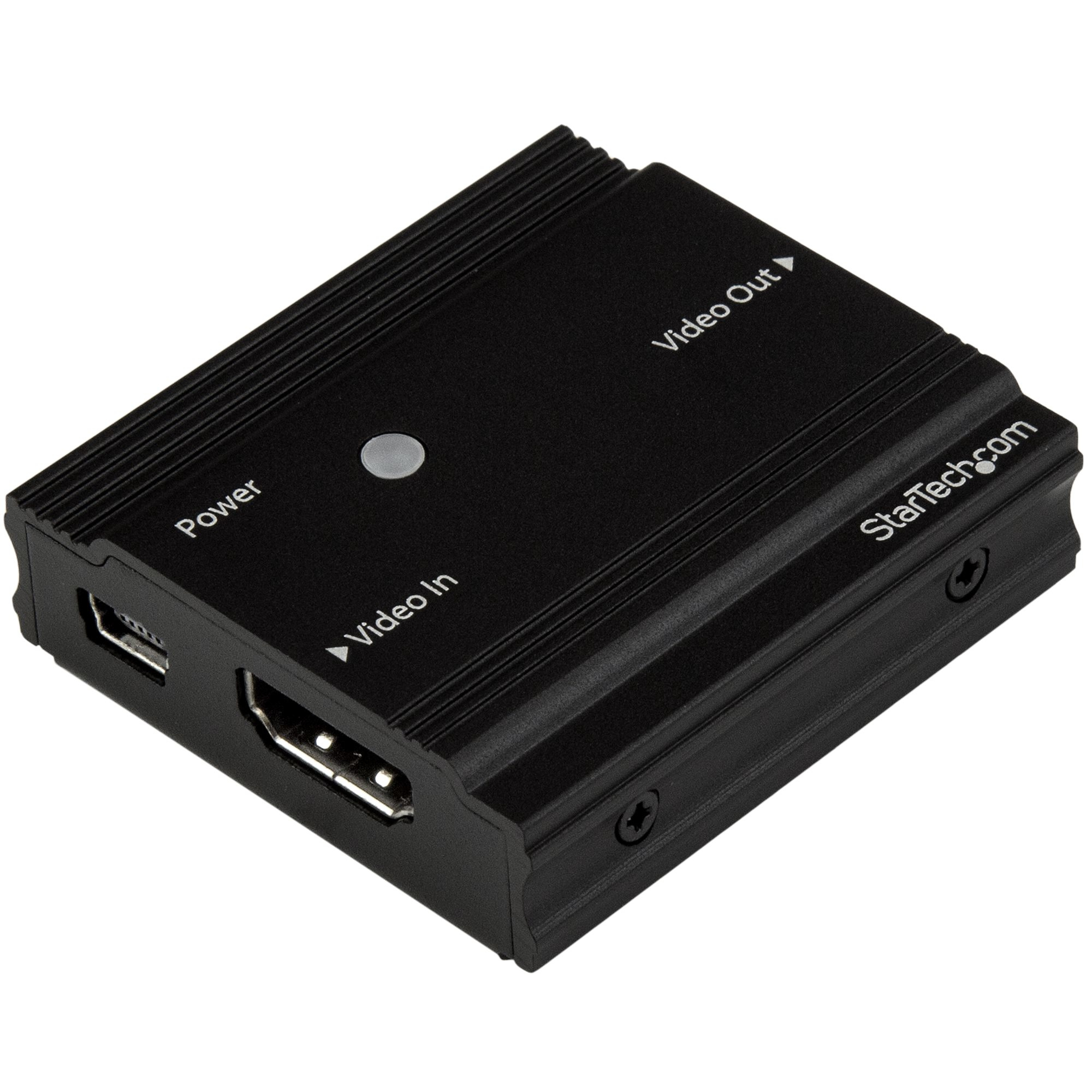 StarTech.com HDMI Extender Signalverstärker 4K 60Hz 35 m Schwarz
