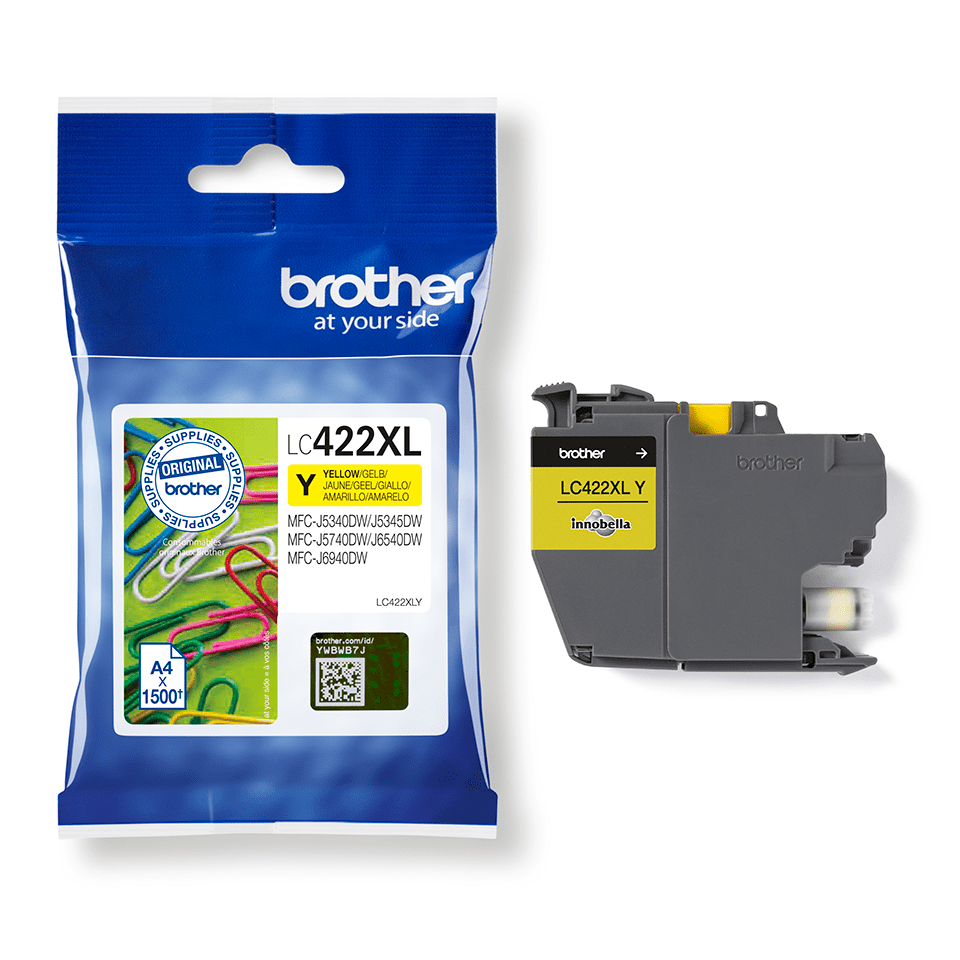 LC-422XLY INK YELLOW F. MFC-J5340/5345/5740/6540/6940DW