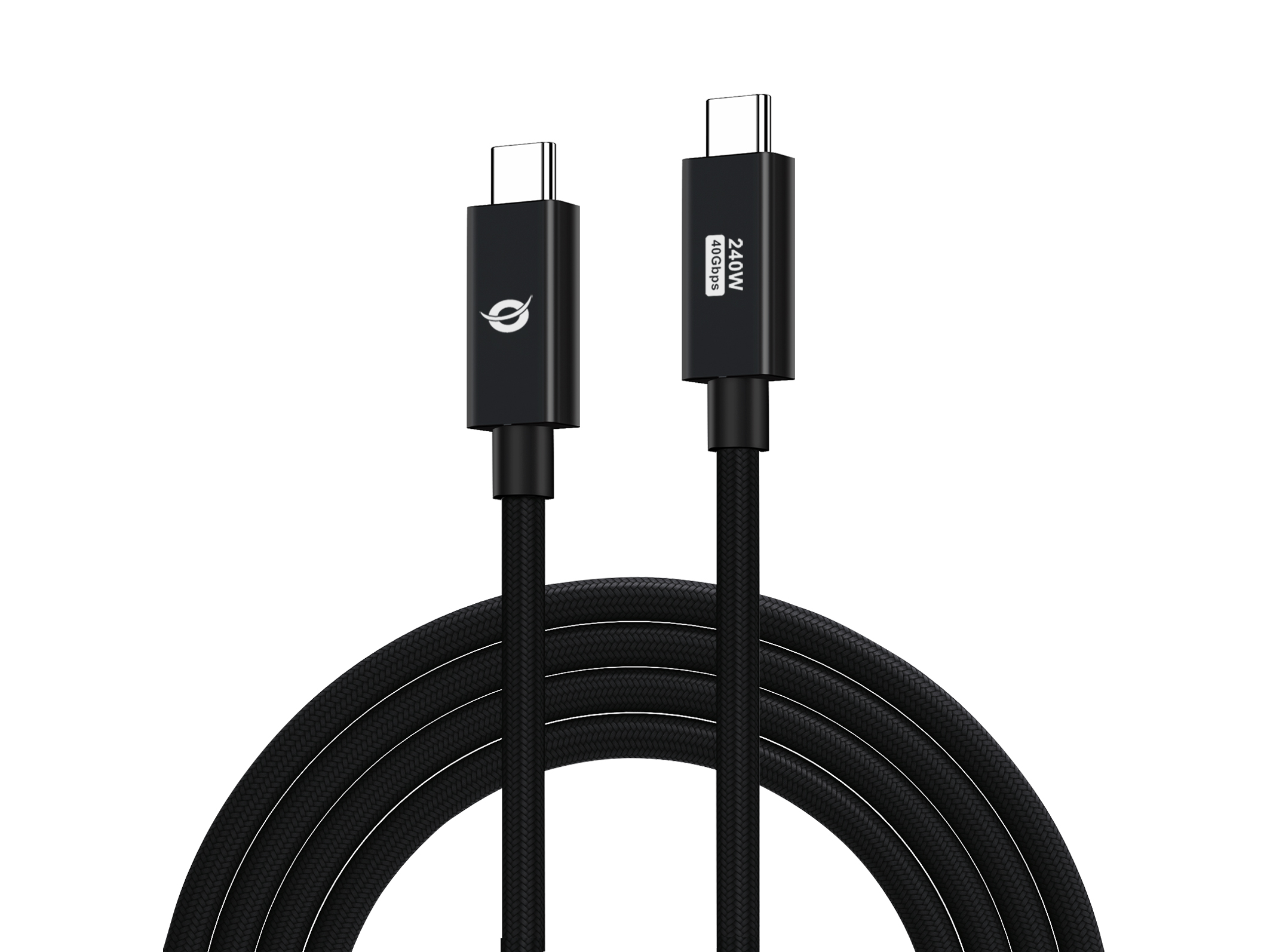 CONCEPTRONIC Kabel USB-C4.0->C 240W/PD3.1 40Gbs 1.20m sw