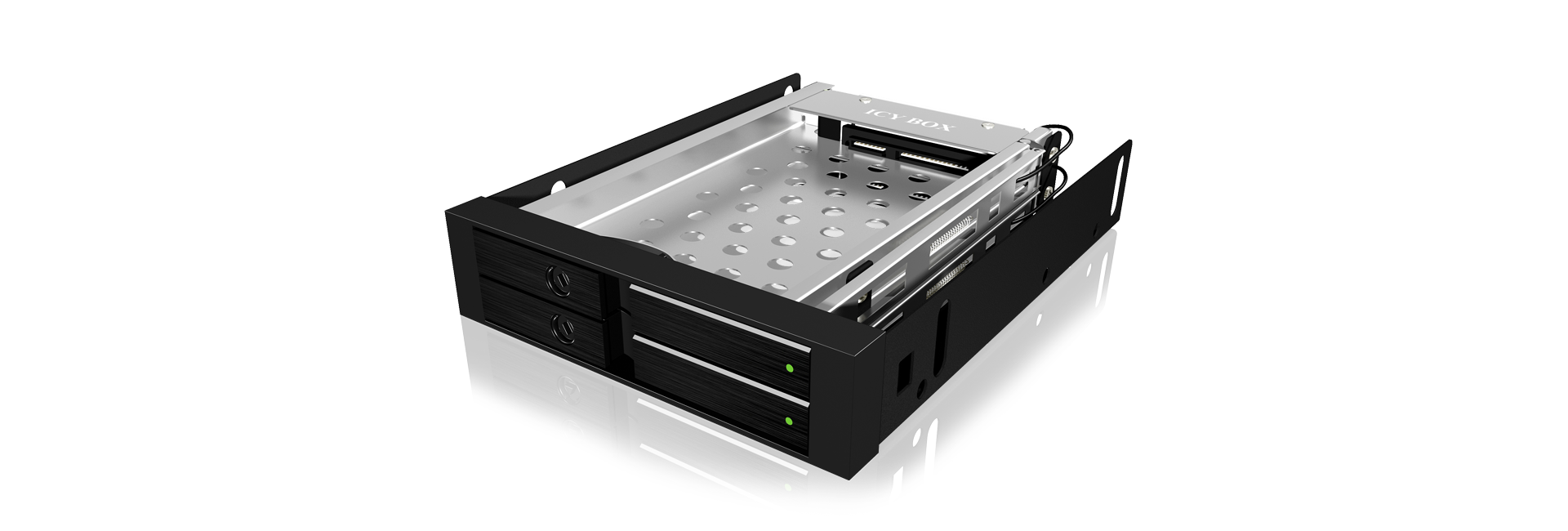 We-Ra. IcyBox 2x2,5 SATAI-III in 3,5 IB-2227StS (b)