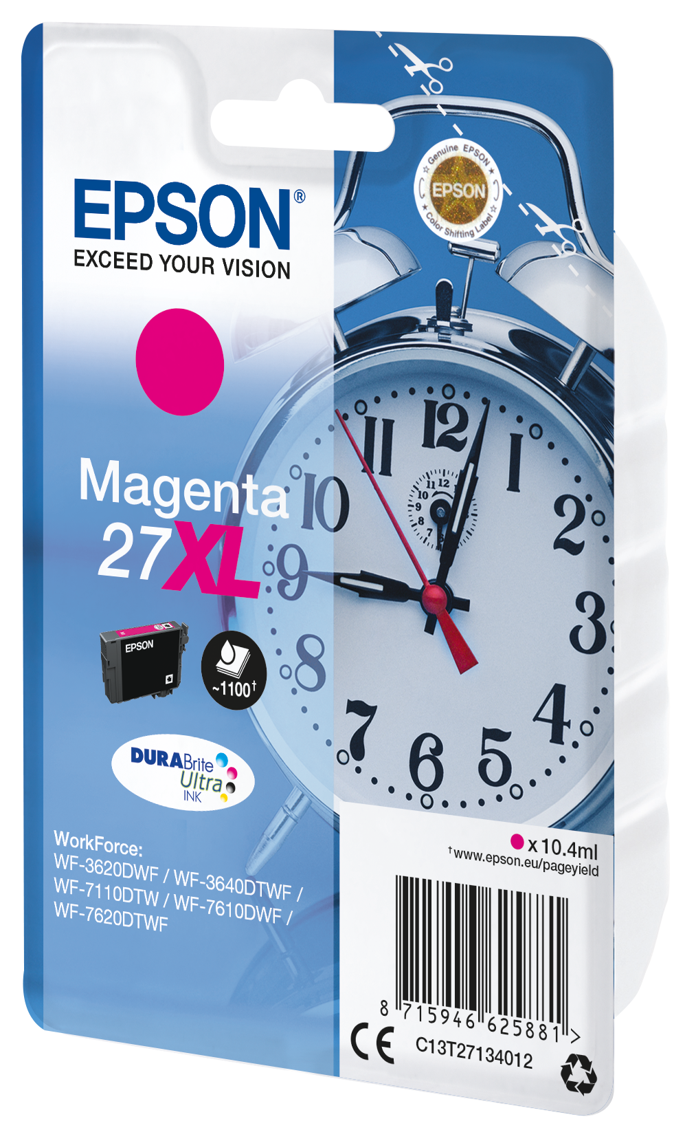 EPSON 27XL / T2713XL (Wecker) magenta Druckerpatrone