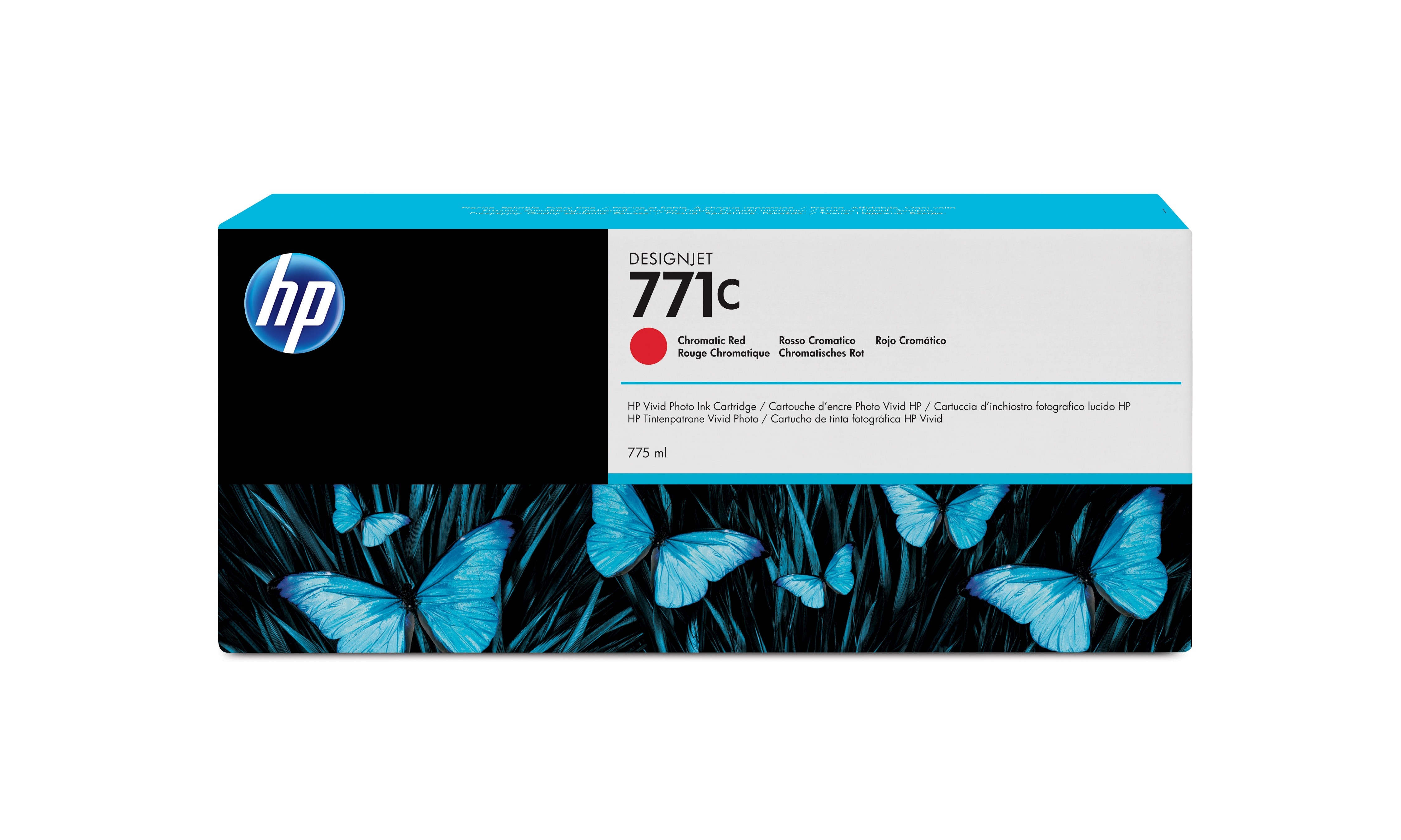 HP 771C Original Tinte chromatisch rot Standardkapazität 775ml 1er-Pack