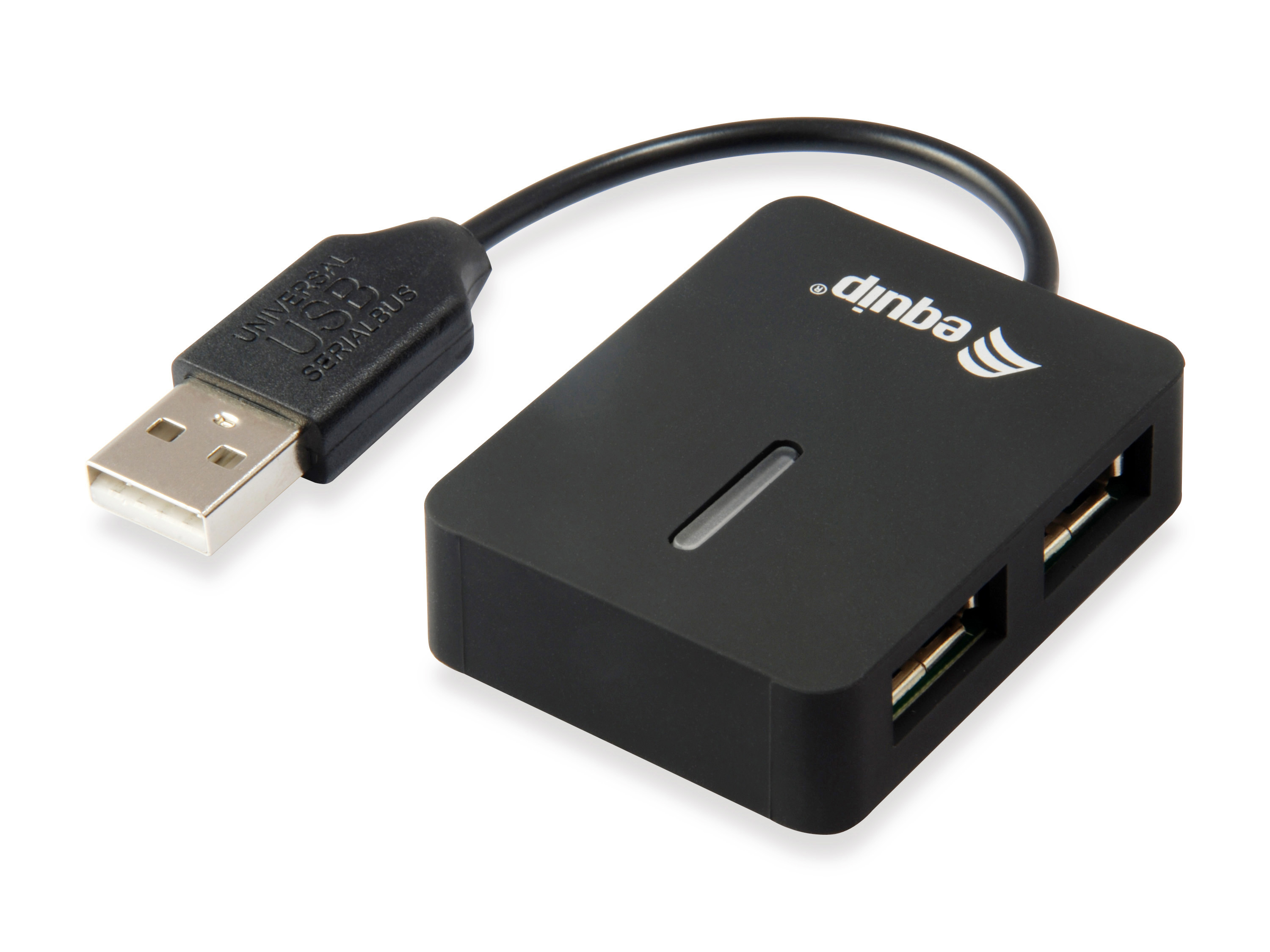 Equip 4-Port USB-A2.0-Hub->4xUSB-A 2.0 Reiseversion 480Mbps