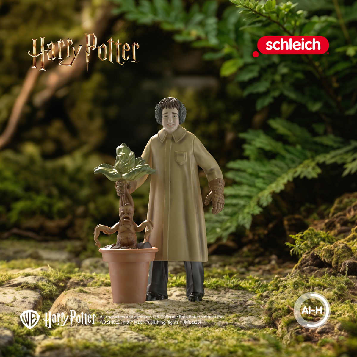 Wizarding World Harry Potter Neville mit Alraune, Spielfigur