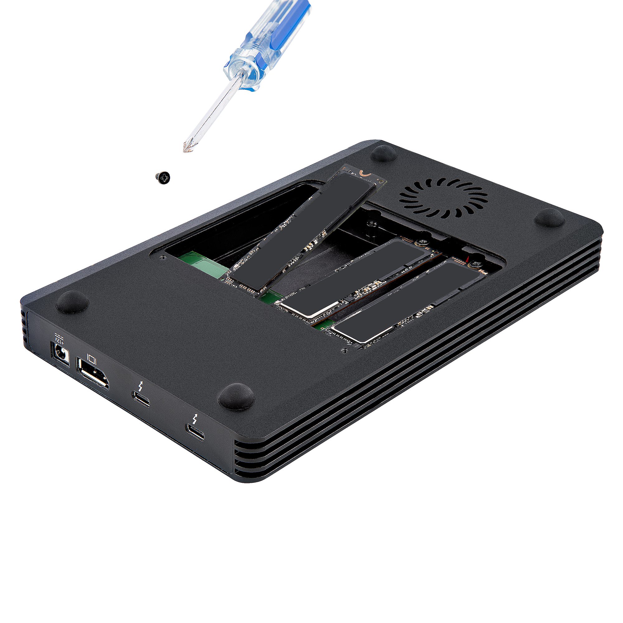 M2E4BTB3 4X M.2 PCIE TO TB3 ENCLOSURE