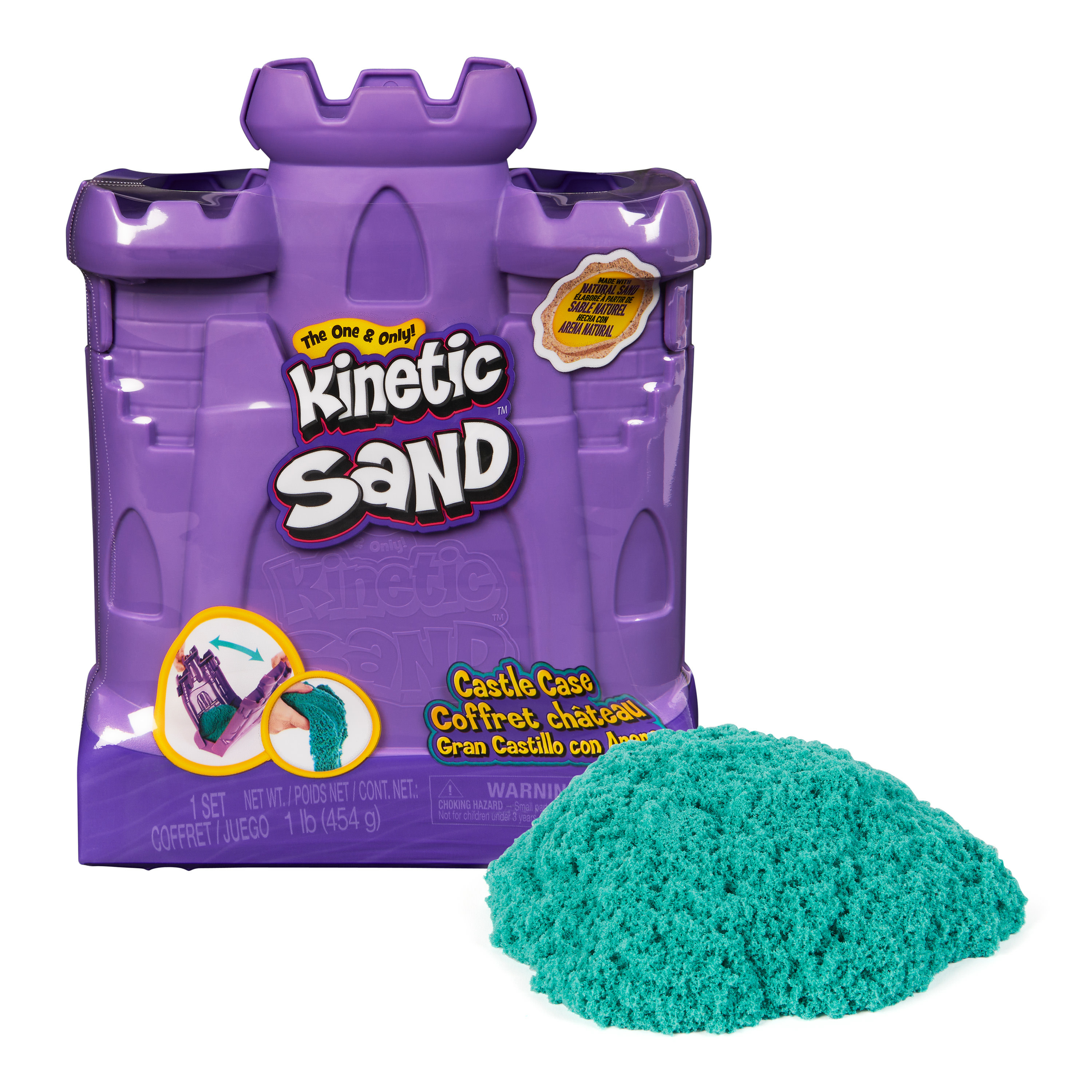 Kinetic Sand - Burgen Köfferchen, Spielsand