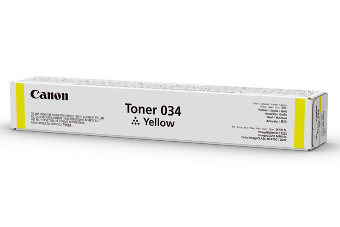 CANON 034 Toner gelb iR C1225iF Standardkapazität 7.300 Seiten A4