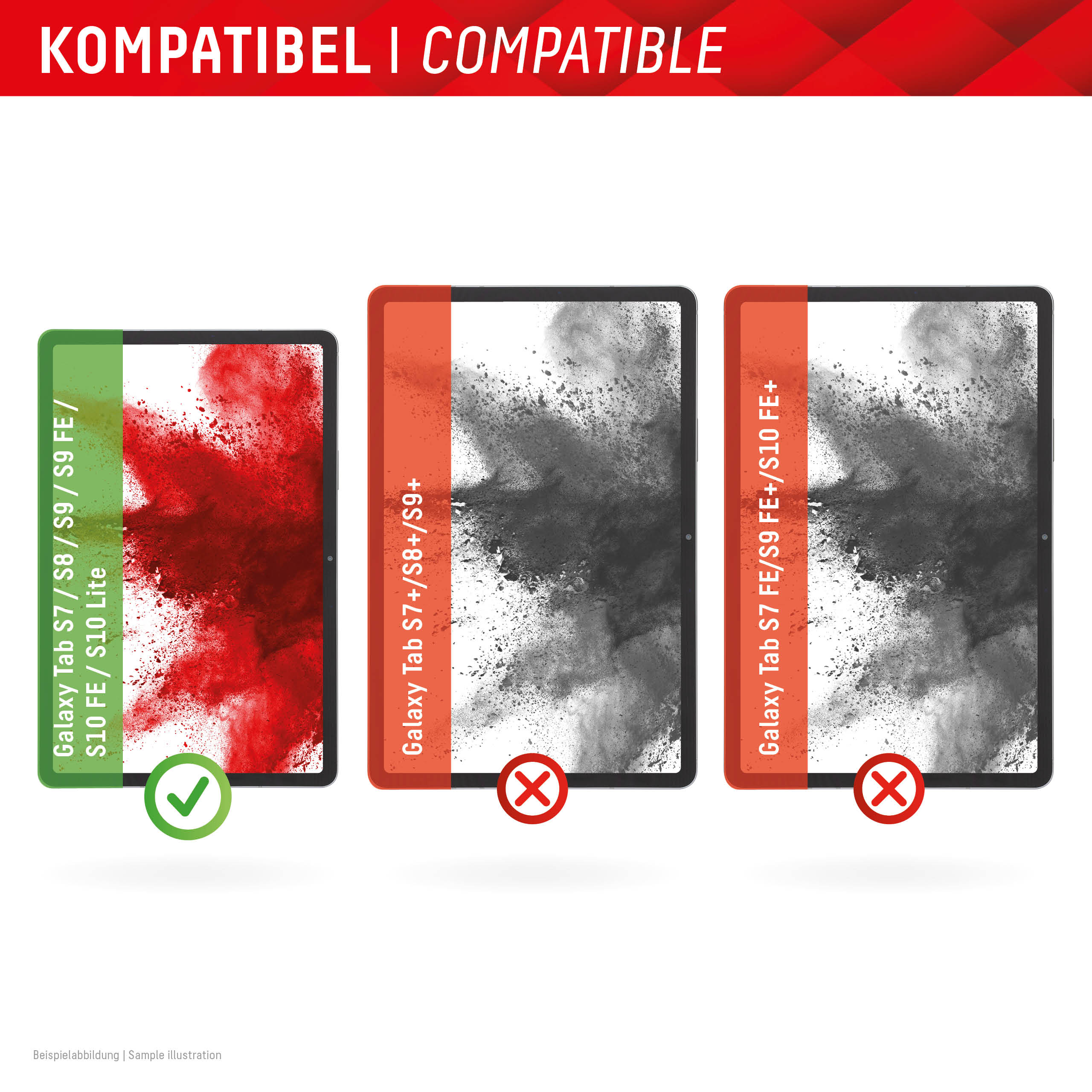 S7/S8/S9/S9FE/S10FE/S10LITE DISPLEX TABLET GLASS