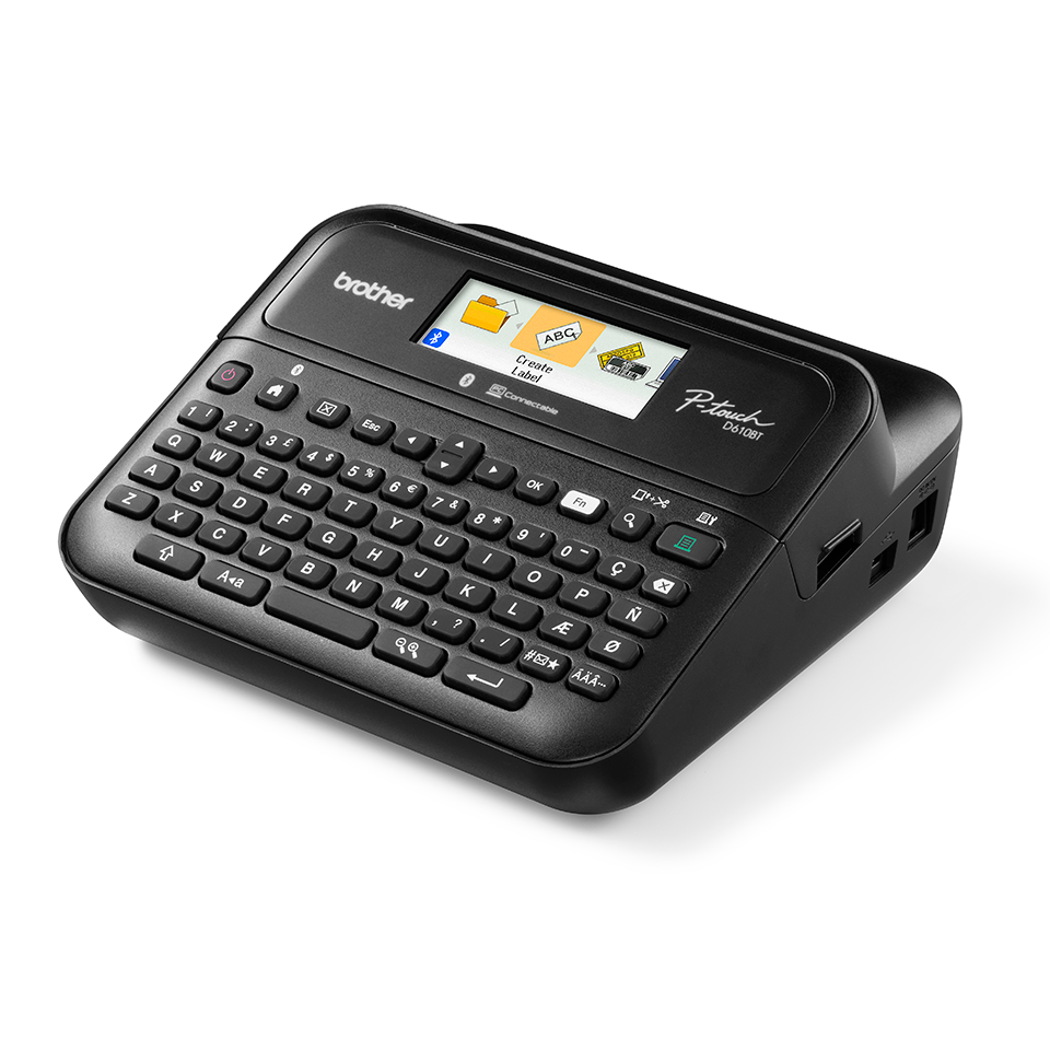 P-TOUCH D610BTVP UNTIL 14MM USB W. ADAPTER/CASE/CABLE/TAPECATR.