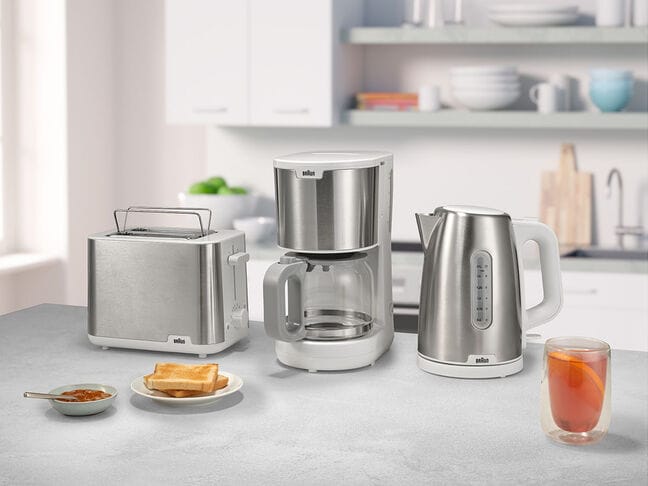 Braun HT1510WH PurShine Toaster, weiß