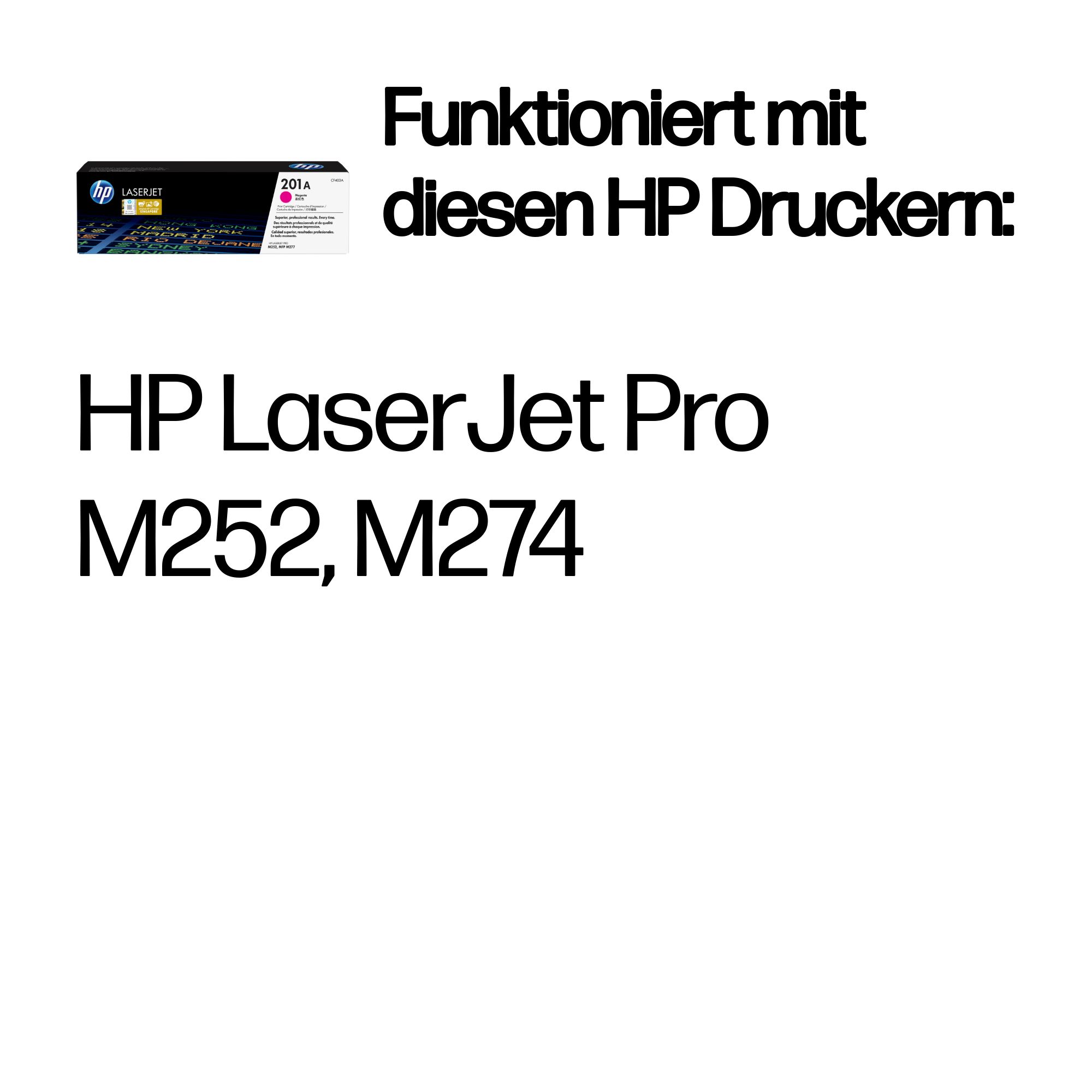 HP 201A Magenta LaserJet Tonerpatrone