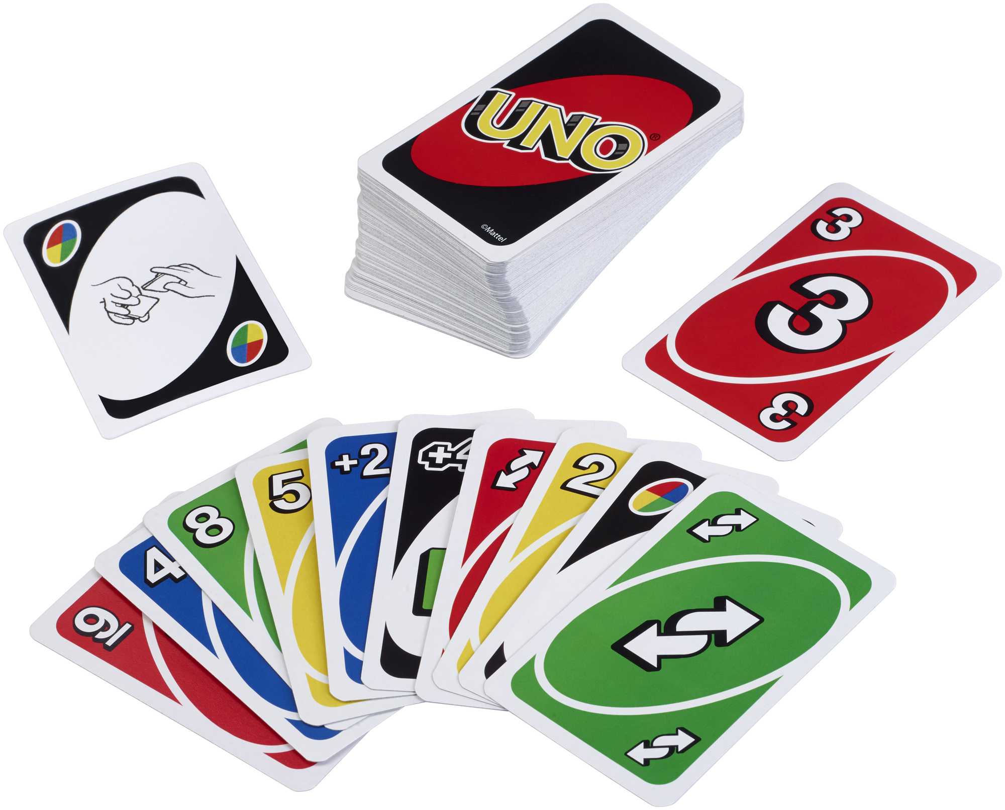 UNO Mattel Kartenspiel Klassik 2-10 Spieler 7+