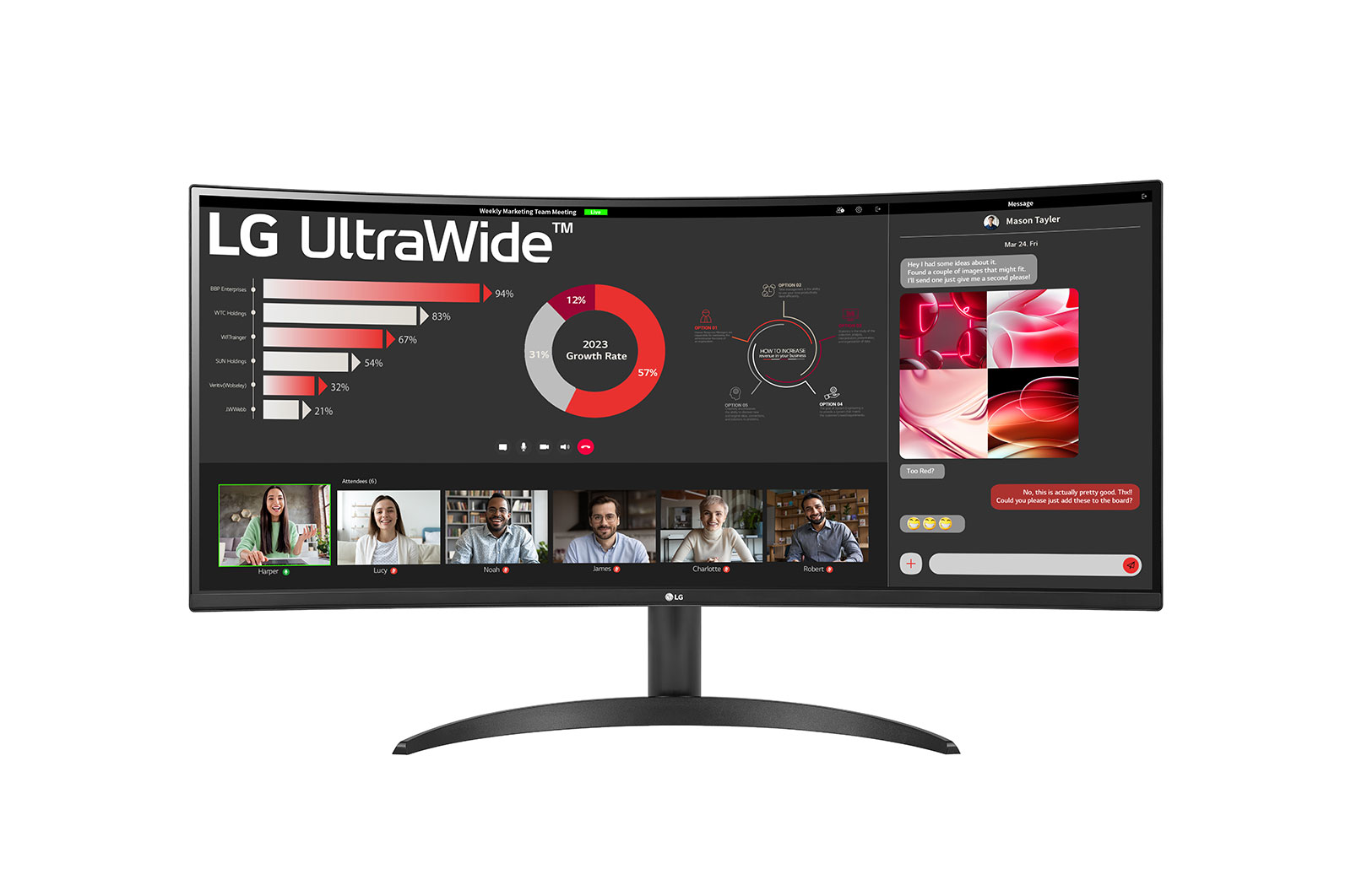 LG 86,36cm 34WR50QK-B UHD 21:9 VA DP HDMI