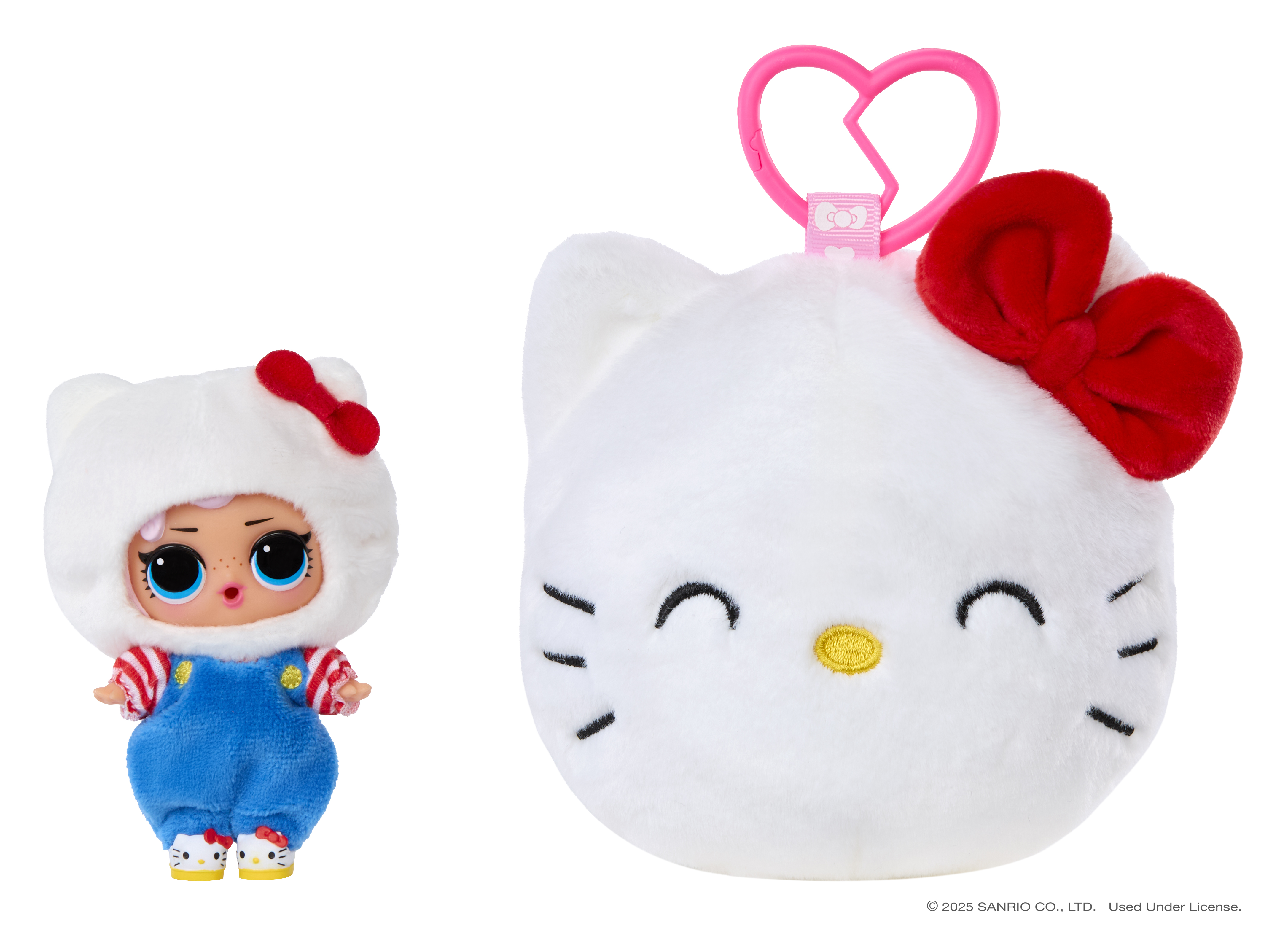 L.O.L. Surprise Loves Hello Kitty Reversible Plush, Spielfigur