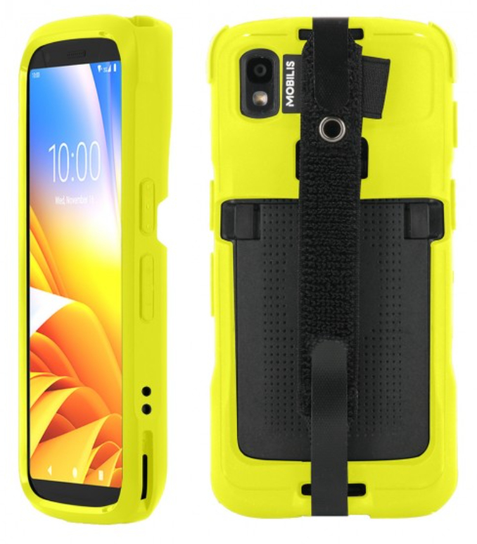 Mobilis PROTECH Case+Handstrap Zebra TC22/27 Safety yell sof