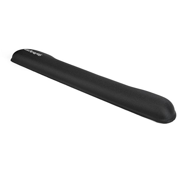 STARTECH.COM Gel Keyboard Wrist Rest - Ergonomic - Black Finish - Non-Slip Design - Compatible with Desks Tables Sit-Stand Desk