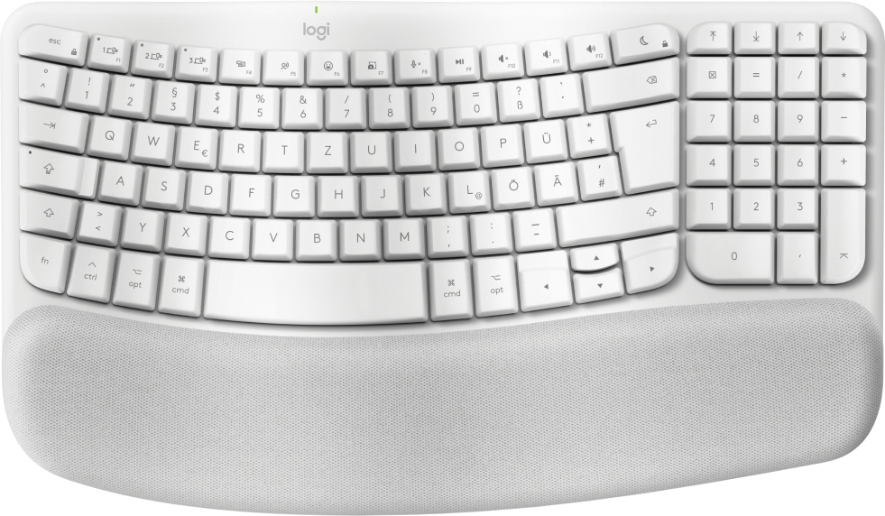 WAVE KEYS FOR MAC WRLS ERGO KEYB-OFFWHITE-DEU-CENTRAL-419