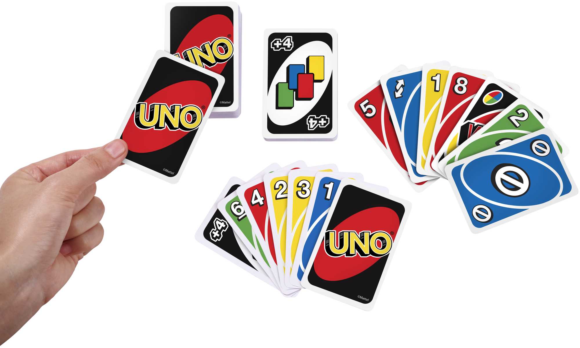 UNO Mattel Kartenspiel Klassik 2-10 Spieler 7+