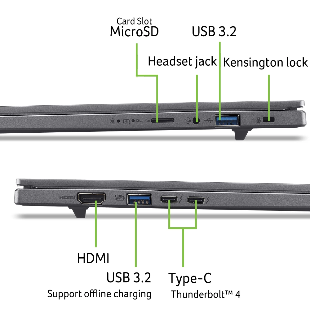Acer Aspire 16 U7-258V 32 1TB A16-52M-70AJ W11H