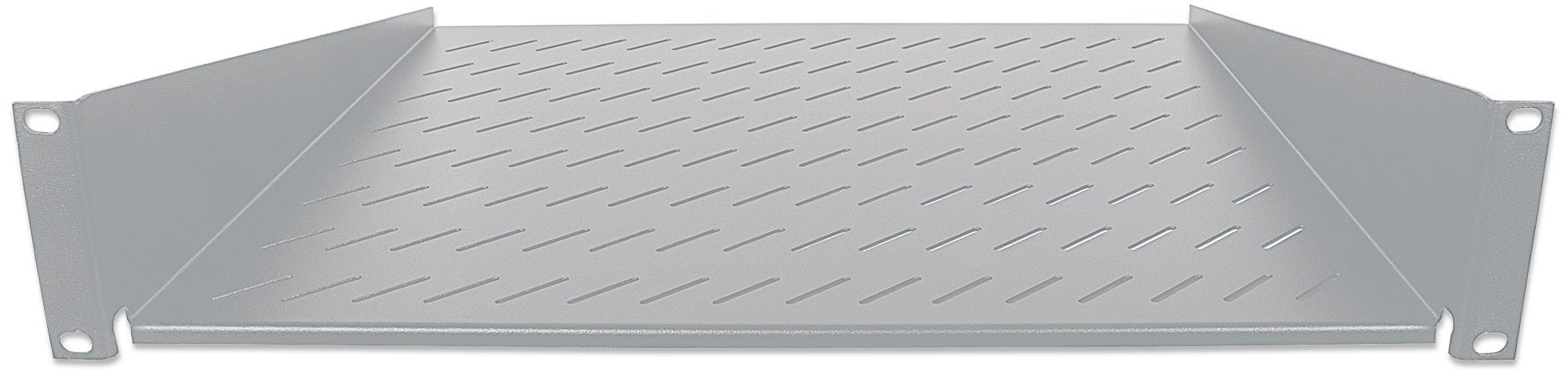 INTELLINET Fachboden 2HE 483x250mm bis 25kg Frontm. grau