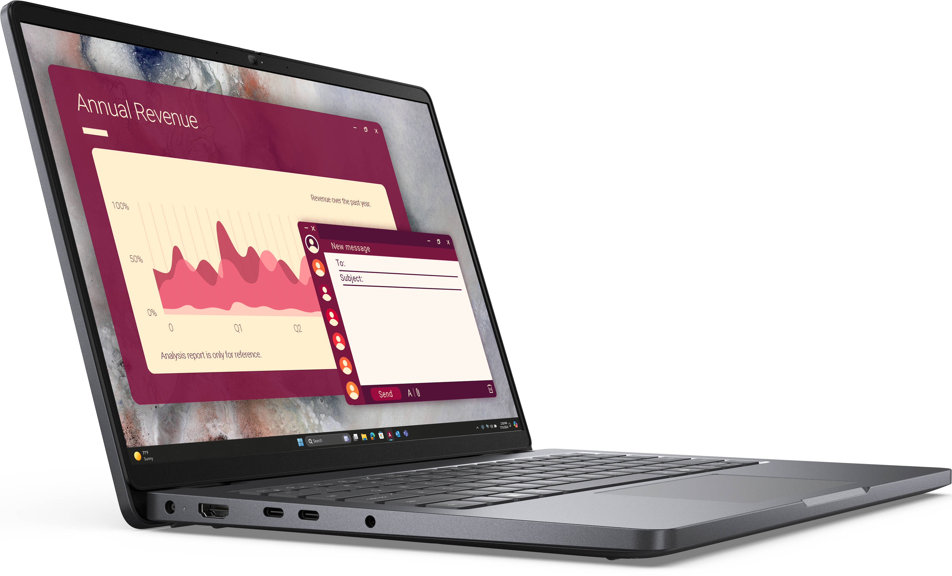 DELL Pro 14 PC14250 Intel Core Ultra 5 225U 35,56cm 14Zoll FHD+ 16GB 512GB SSD noAC noPCORD WLAN W11P 1Y Basic Onsite