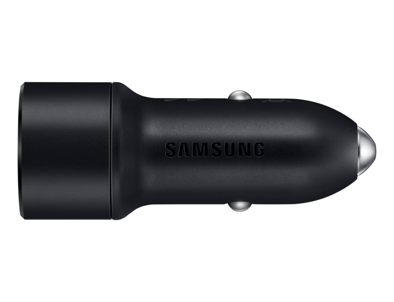 Samsung EP-L1100NB Schnellladegerät mit 2 USB- A Anschlüssen Schwarz Bulk