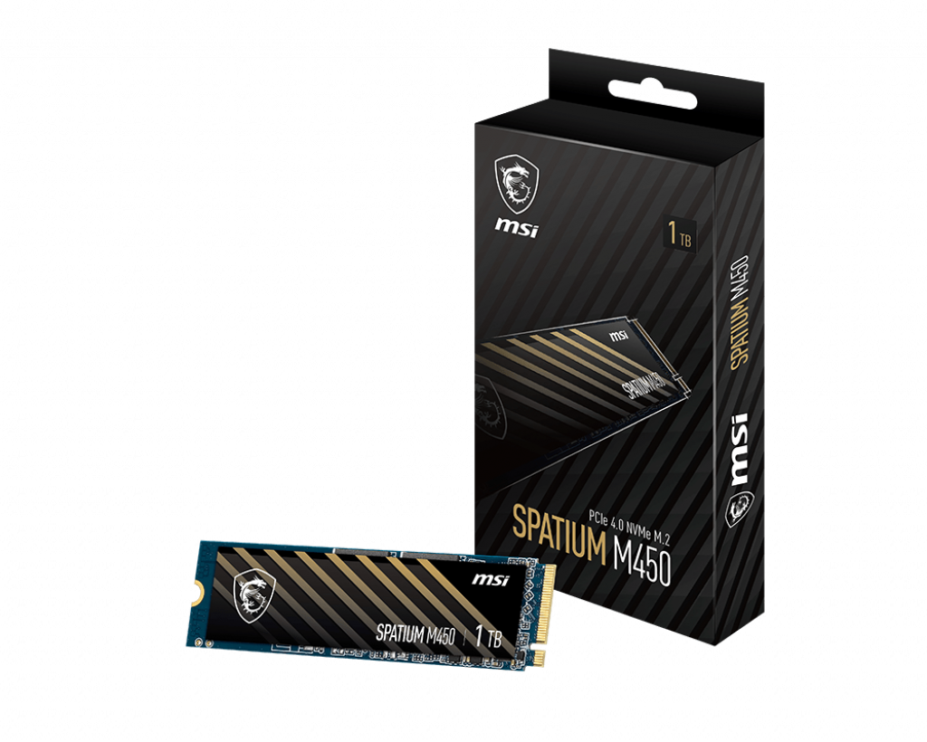 SSD 1TB MSI Spatium M450 V1 (M.2 2280) PCIe Gen4 x4 NVMe