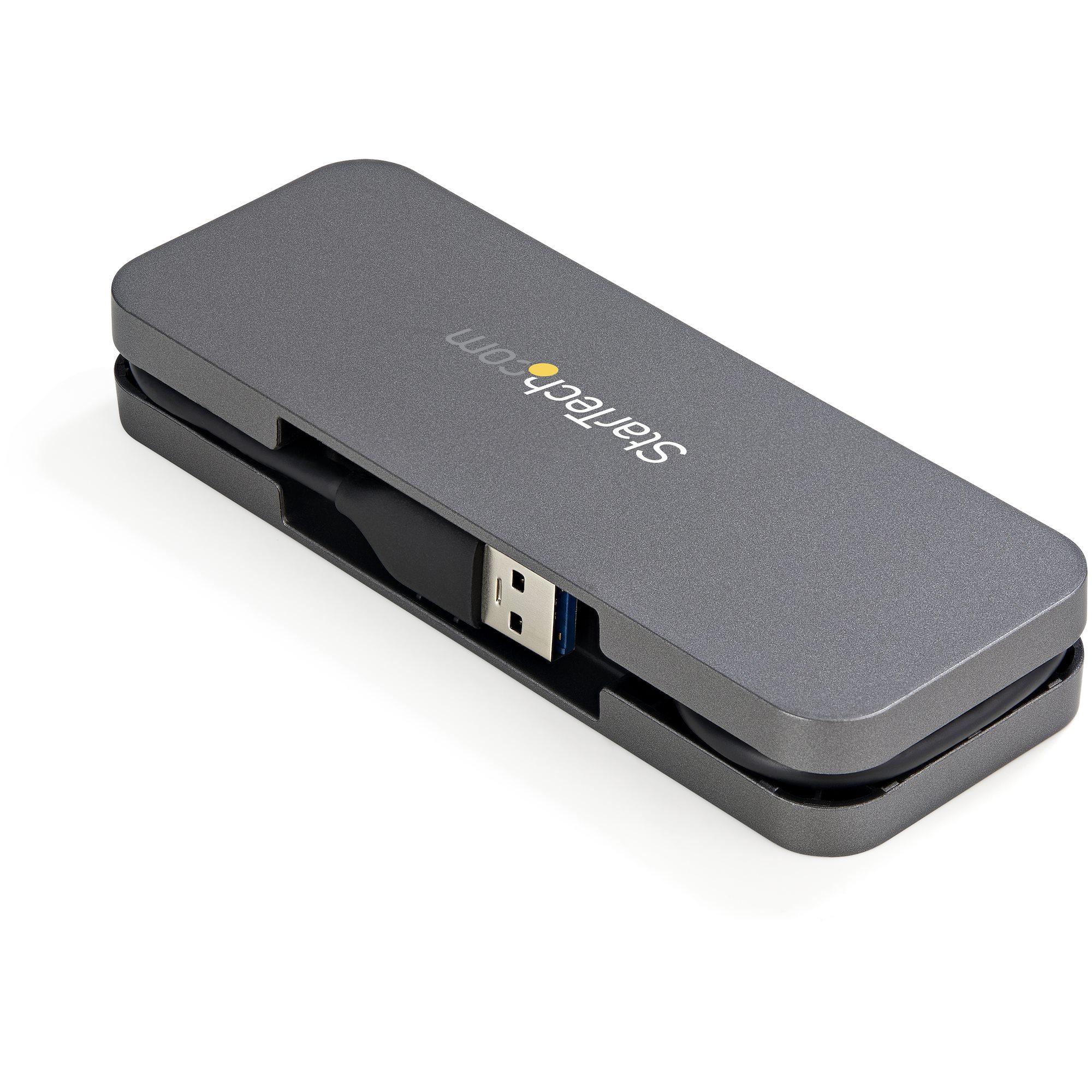 STARTECH.COM 4 Port USB 3.0 Hub 4x USB-A 5Gbps Laptop/Desktop USB Type-A Hub USB Bus Powered 11i Long Cable/Cable Management