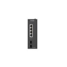 D-LINK DIS-100G-06 6-Port Gigabit Industrial unmanaged Switch 4x 100/1000 2x 100/1000M SFP 2x 2.5G SFP+