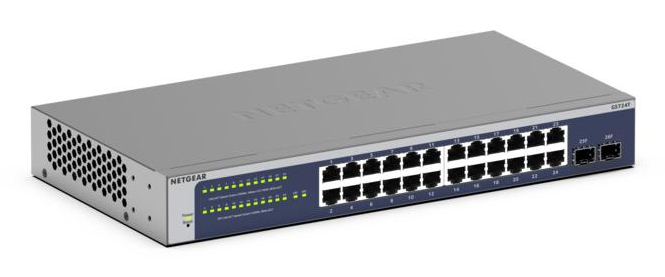 NETGEAR Switch 24x GE GS724T-600EUS
