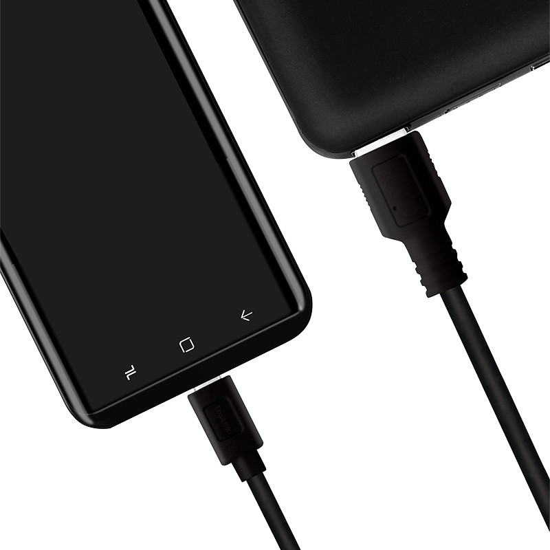 Kabel LogiLink USB 3.2 Kabel A-Stecker-C-Stecker schwarz 0,5 m