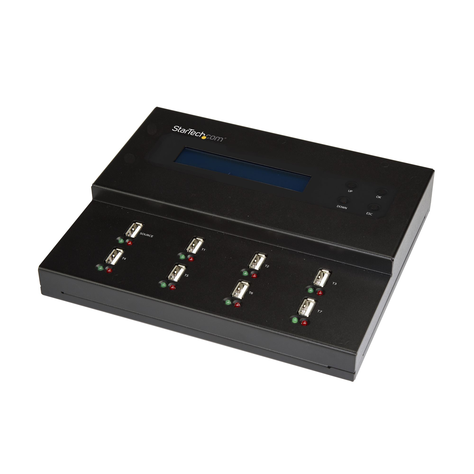 StarTech.com USBDUPE17 USB-Duplizierer 1:7 7 Kopien Schwarz