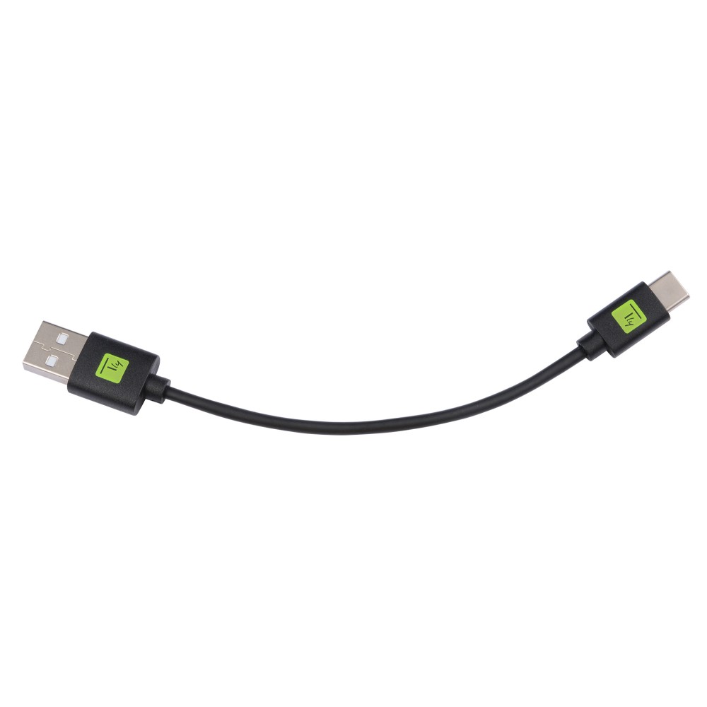 Techly USB2.0 Kabel ST Typ-A - ST Typ-C schwarz, 0.1m