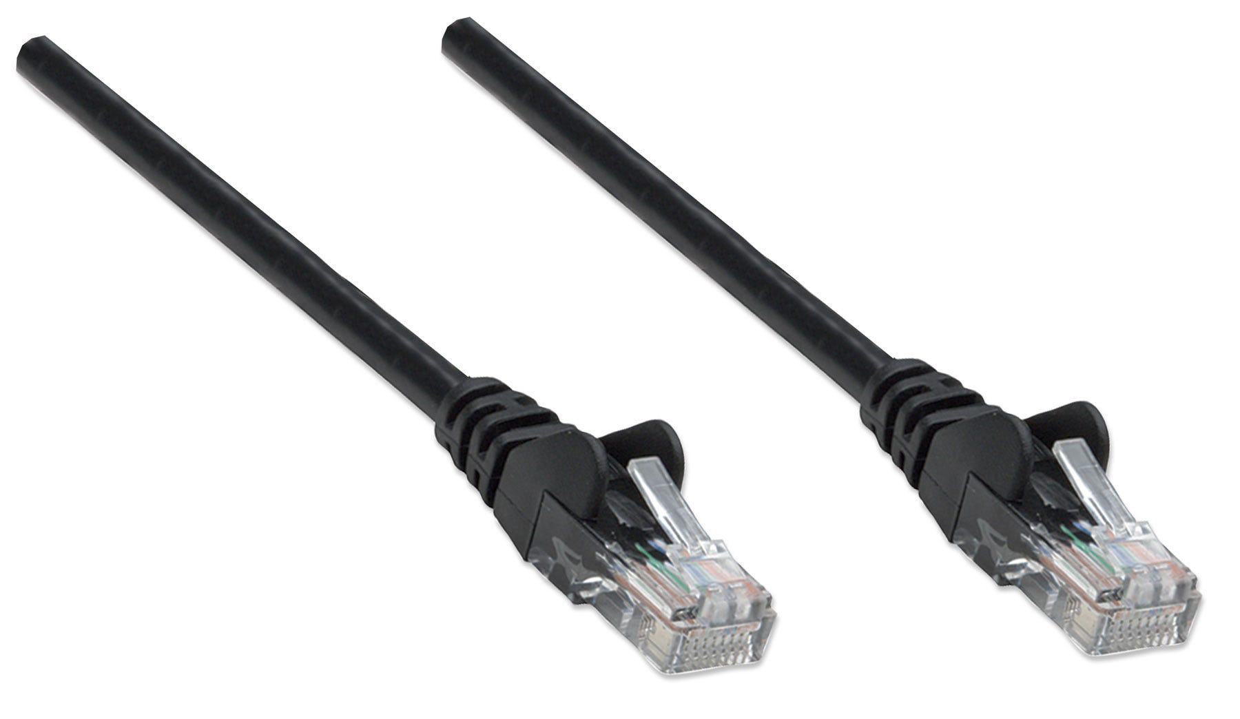 INTELLINET Patchkabel Cat6A CU S/FTP LSZH 0.25m schwarz