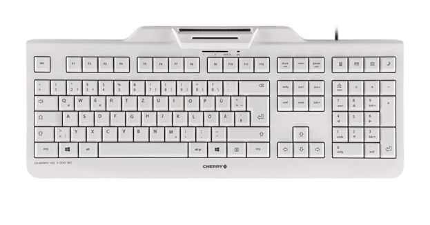 KC 1000 SC KEYBOARD AZERTY BE WHITE/GRAY