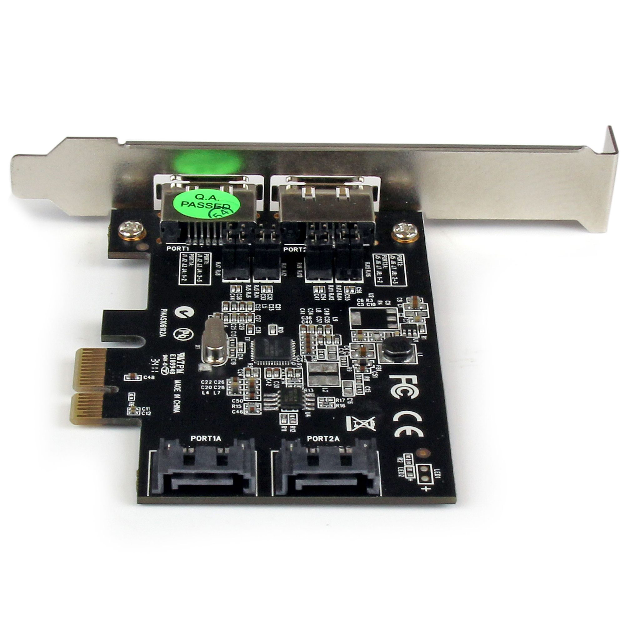 STARTECH.COM 2 Port SATA III PCI Express Schnittstellenkarte - 2 Port Serial-ATA 6GB/s PCIe Karte