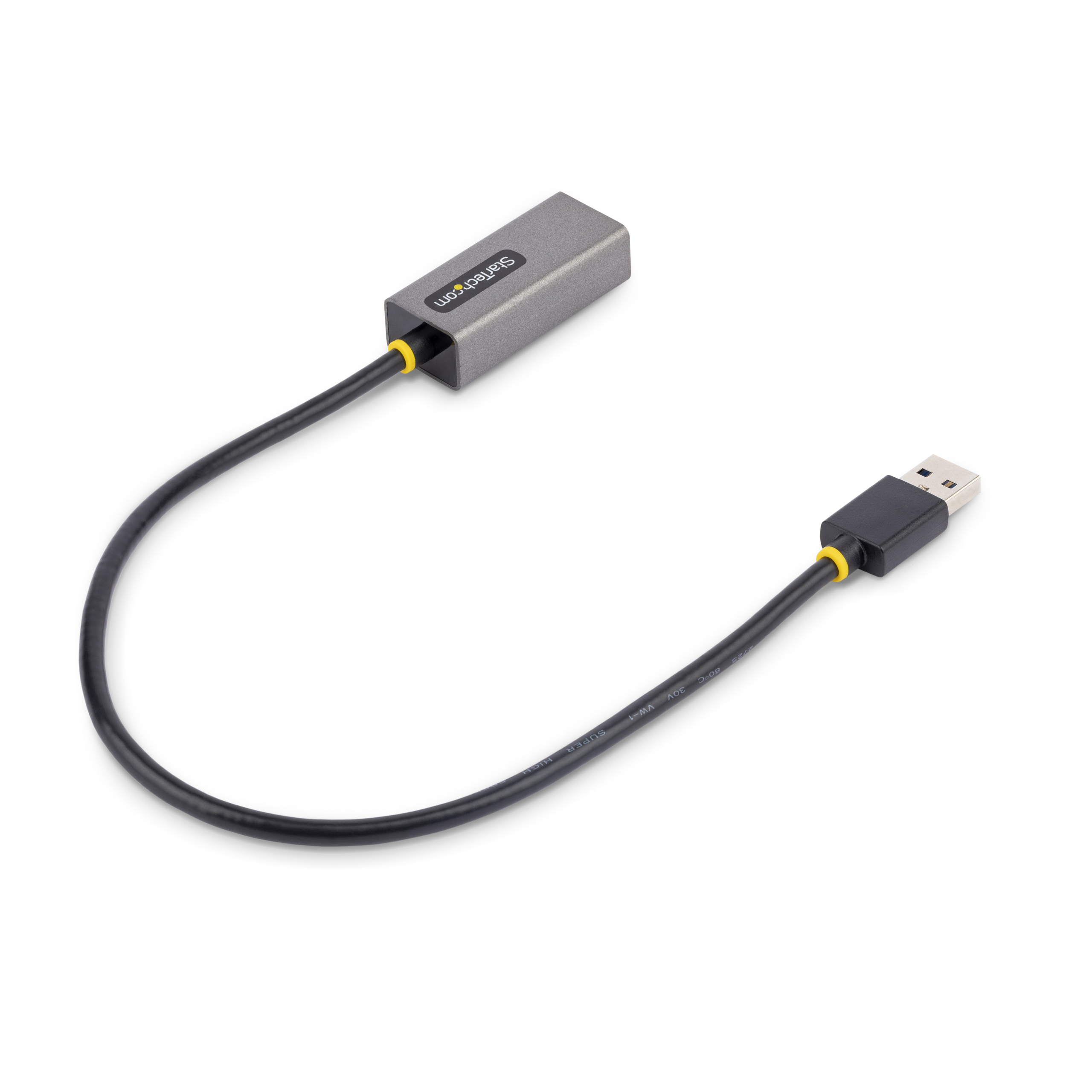 STARTECH.COM USB 3.0 Gigabit Ethernet Adapter USB zu 10/100/1000 Netzwerkadapter für Laptops 30cm angeschlossenes Kabel USB zu RJ45
