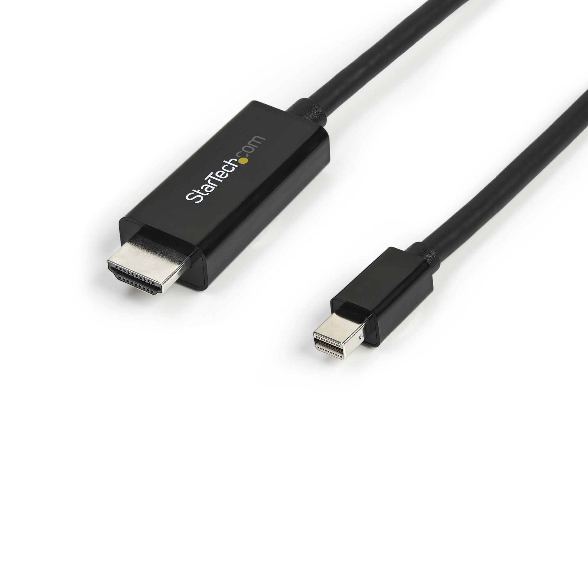 STARTECH.COM Mini DisplayPort auf HDMI Adapterkabel - Mini DP zu HDMI Adapter Kabel - 3m - Ultra HD 4K 30Hz - Schwarz
