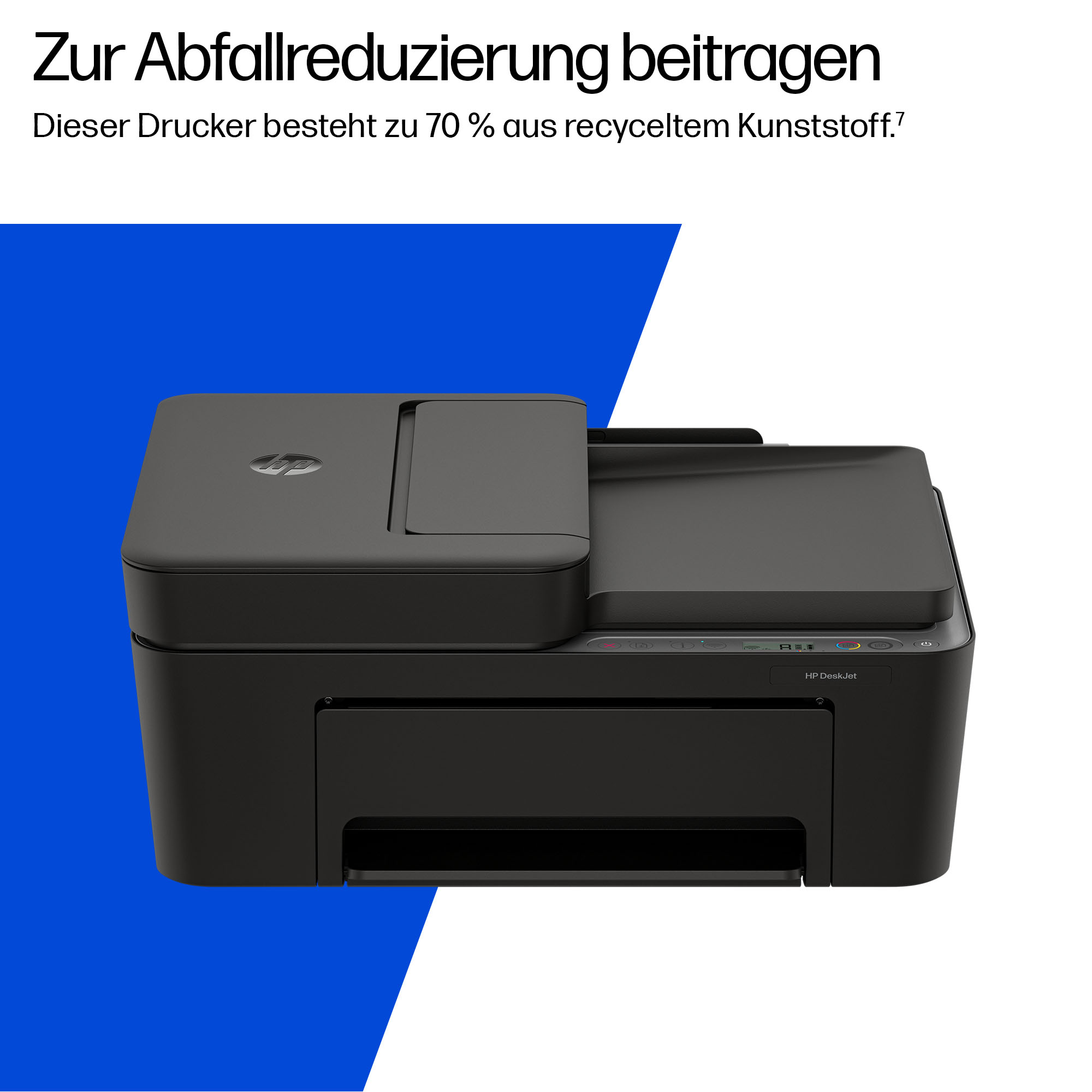 HP DeskJet 4320 All-in-One 3 in 1 Tintenstrahl-Multifunktionsdrucker schwarz, HP Instant Ink-fähig