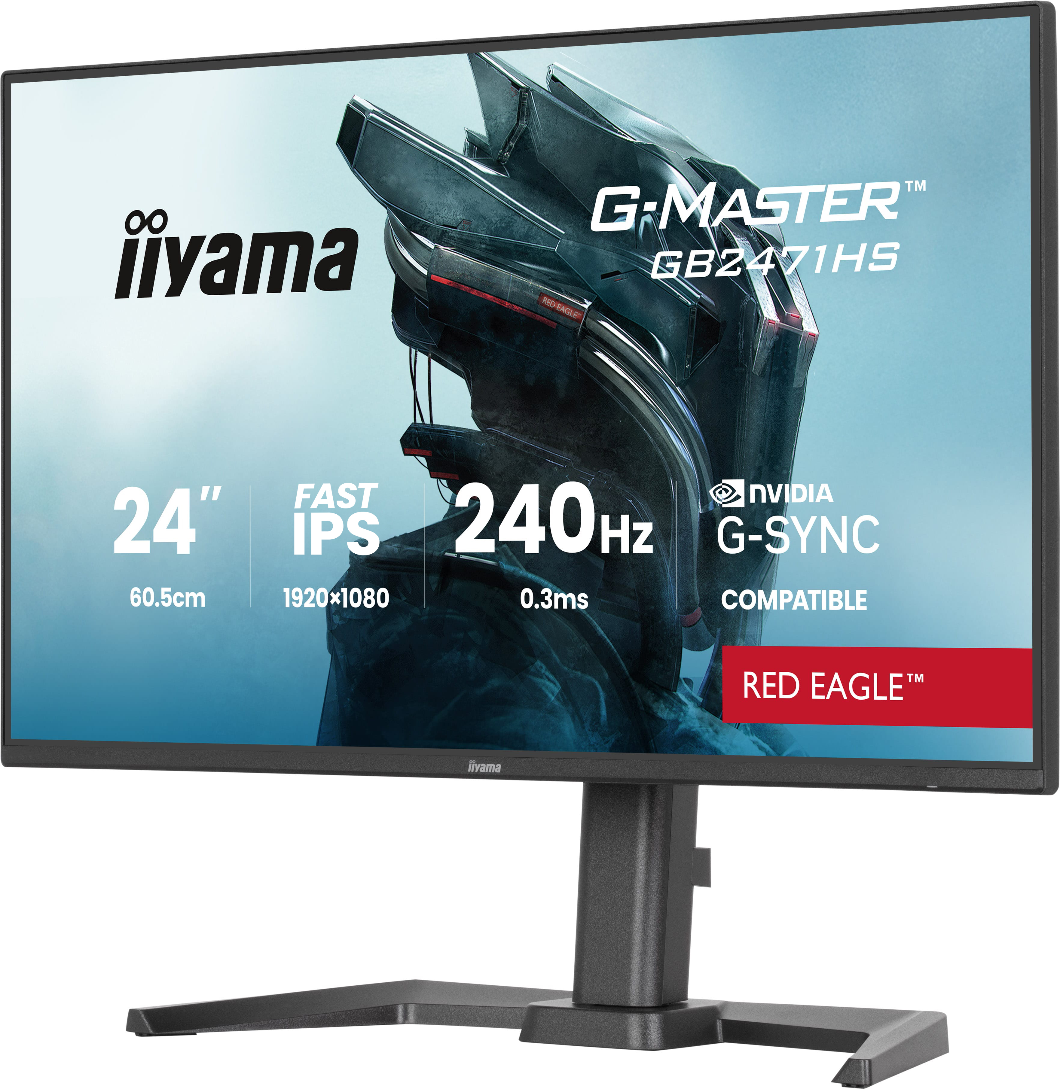 IIYAMA 60.5cm (24) GB2471HS-B1 16:9 2xHDMI+DP IPS black