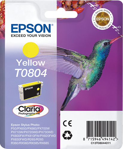EPSON T0804 (Kolibri) gelb Druckerpatrone