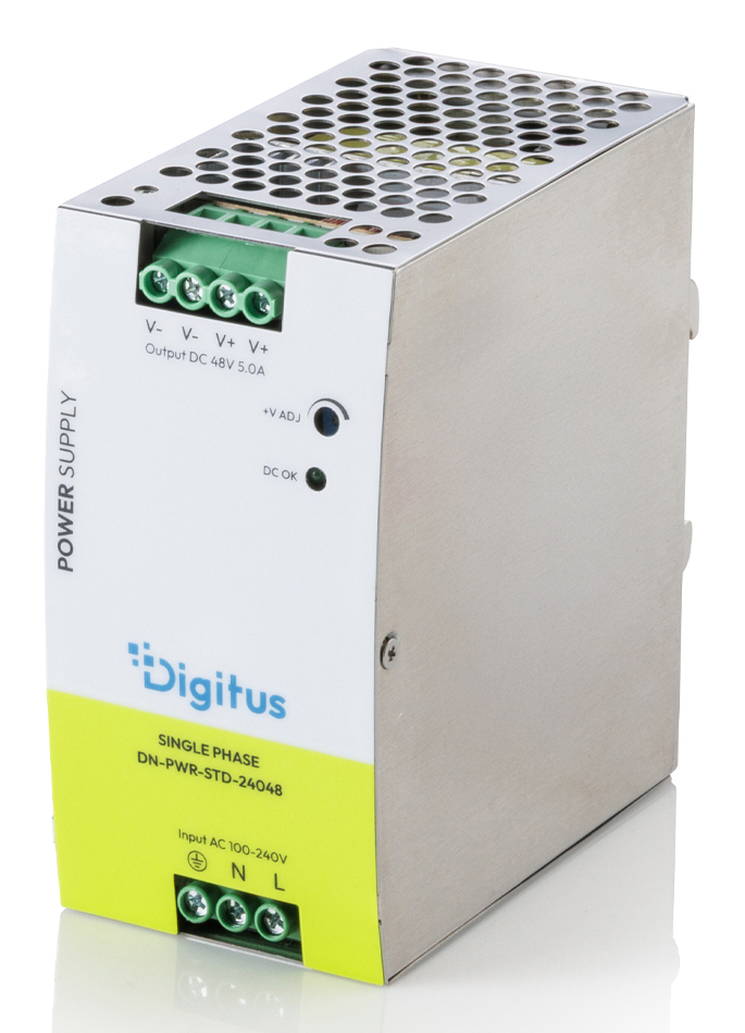 IND. POWER SUPPLY 48V DC240W METAL CASEUP TO-20-70CDIN RAIL