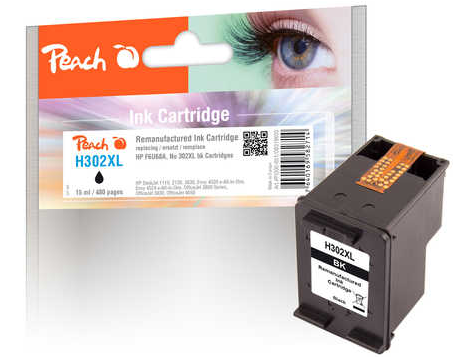 Peach Patrone HP Nr.302XL F6U68A schwarz komp