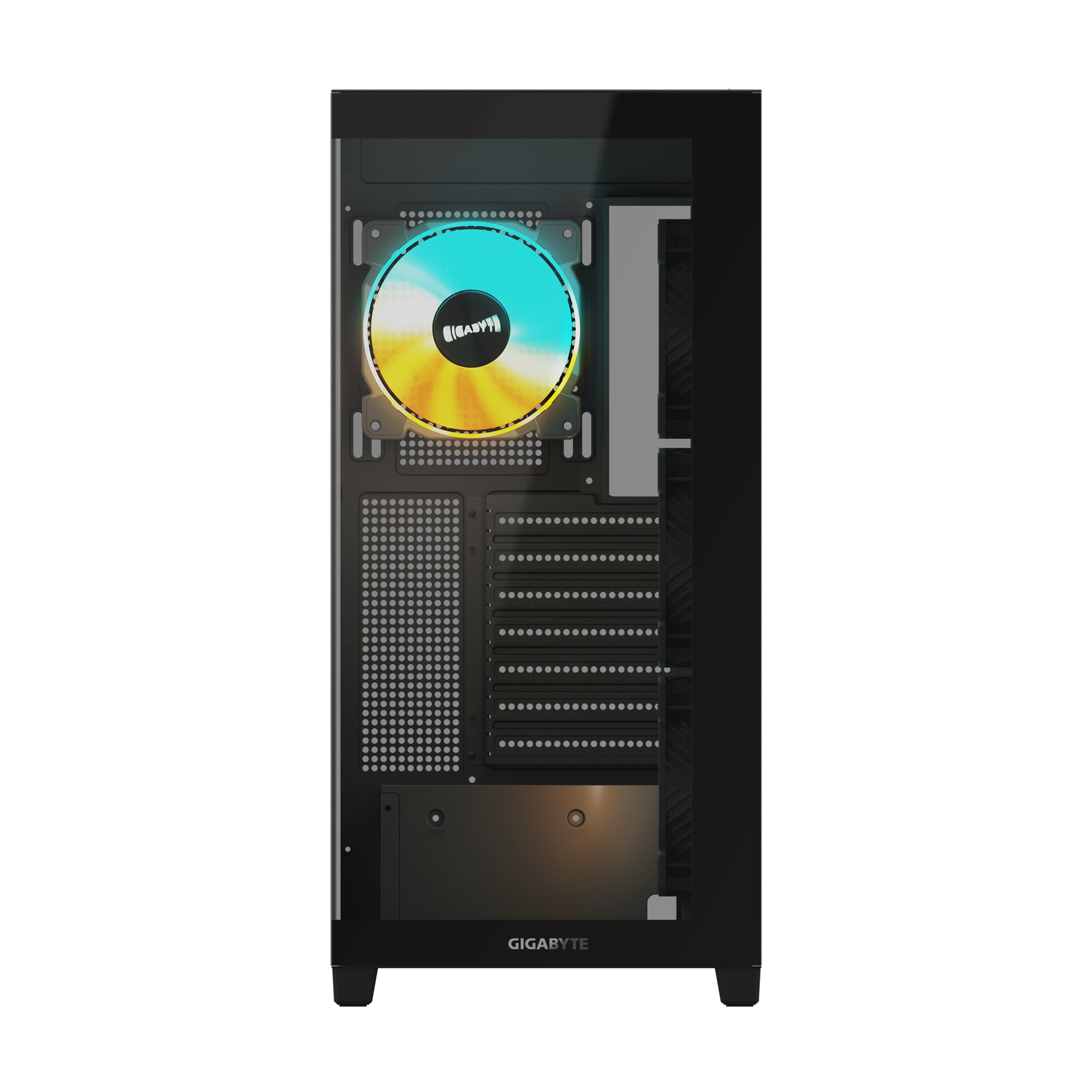 Gigabyte C500 Panoramic Stealth, black, ATX