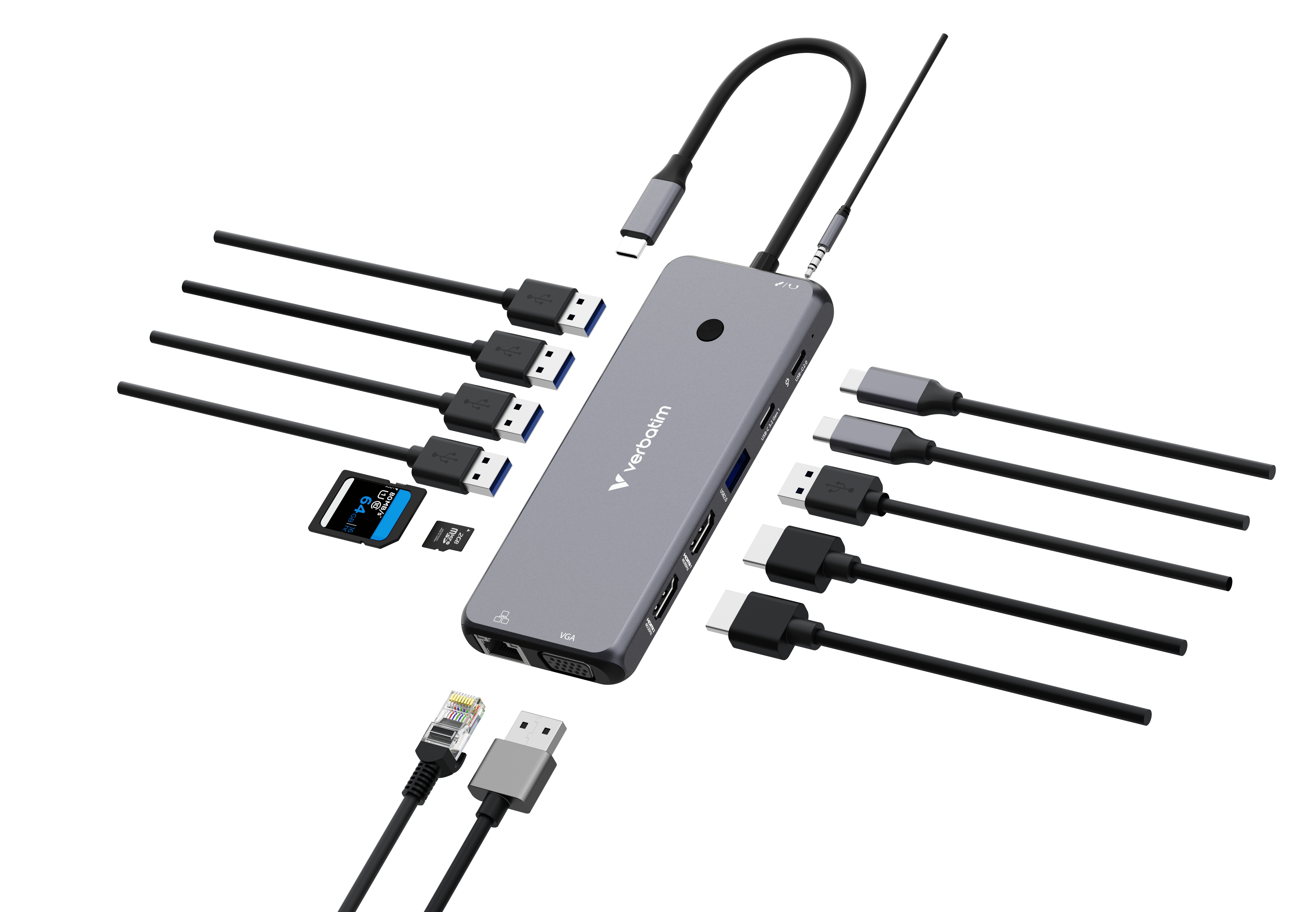 Verbatim USB-C Pro Multiport Hub 14 Port CMH-14