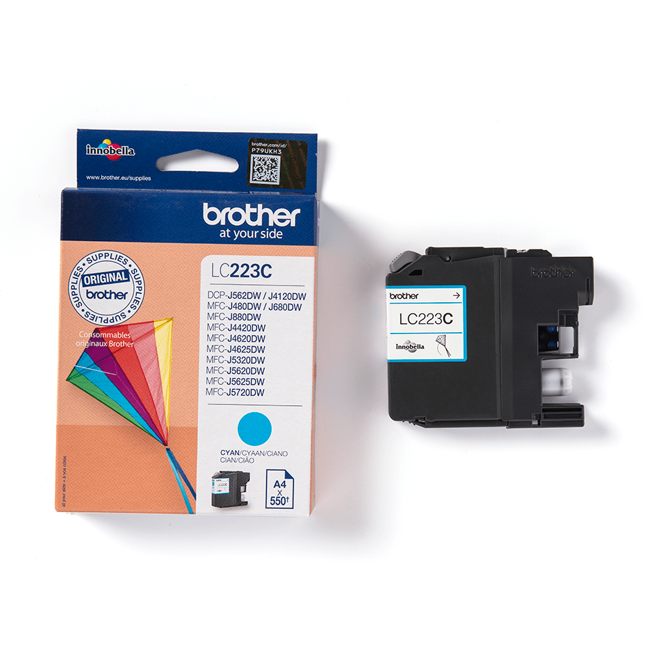 LC-223C INK CARTRIDGE CYAN 550 PAGES ISO STANDARDS 24711