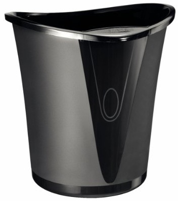 LEITZ Allura Papierkorb 18,0 l schwarz, 1 St.