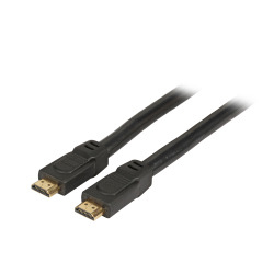 EFB HDMI HighSpeed Anschlusskabel mit Ethernet 4K60Hz Stecker Typ A auf Stecker Typ A Schwarz 1m